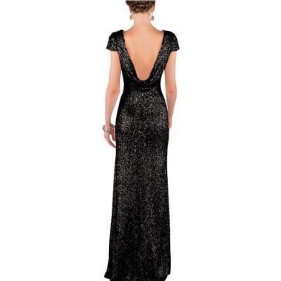 Sorella Vita Gold Sequin Gown - Picture 6 of 6